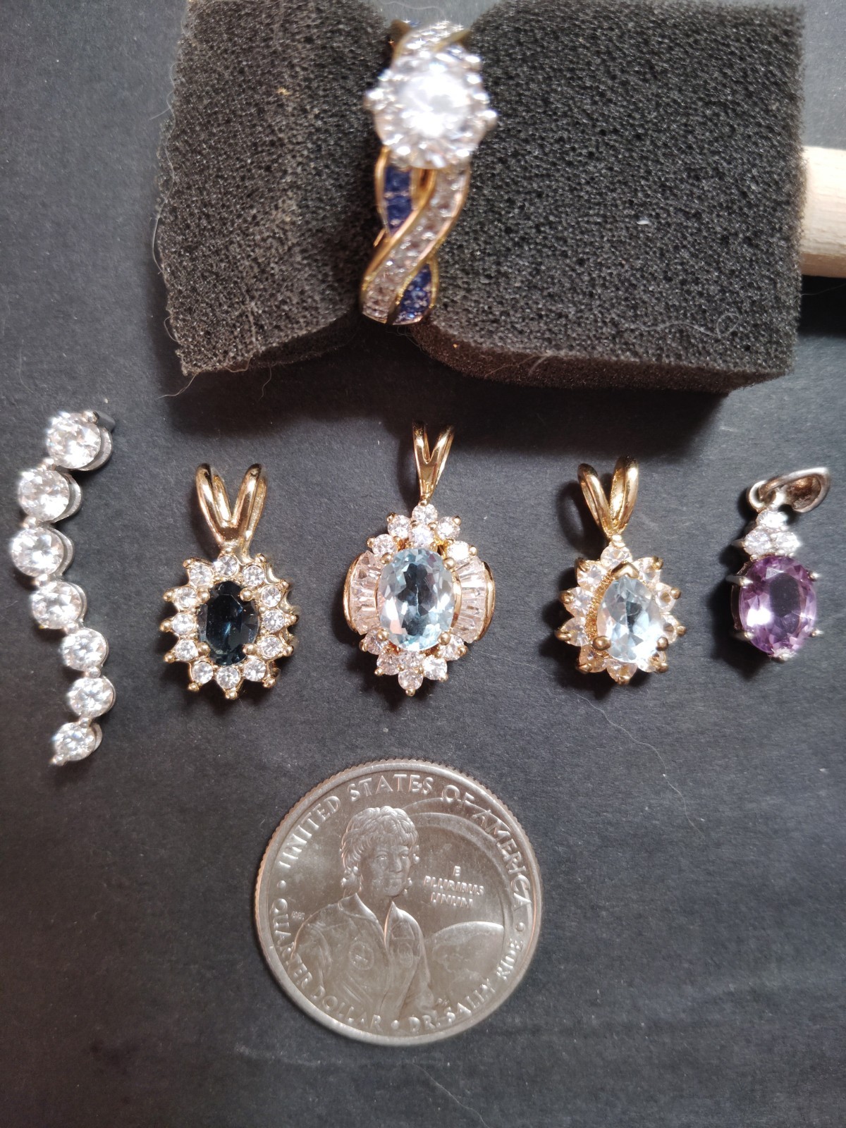 Various Pendants+ 1 Ring - image 3