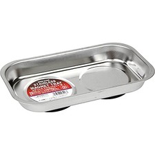 SK11 Stainless Steel Magnetic Tray Square for holding screws bolts tools etc.