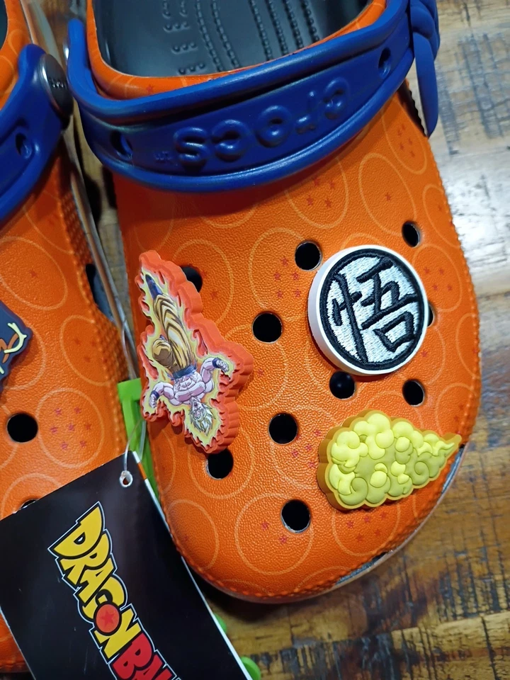crocs DRAGON BALL Z Goku Classic Clog 210826 Multi Unisex Slip On US m6/w8 New - Image 3 of 4