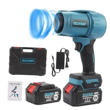 Brushless Electric Cordless Leaf Blower 21V 35000RPM Handheld Leaf Blower 2 X 