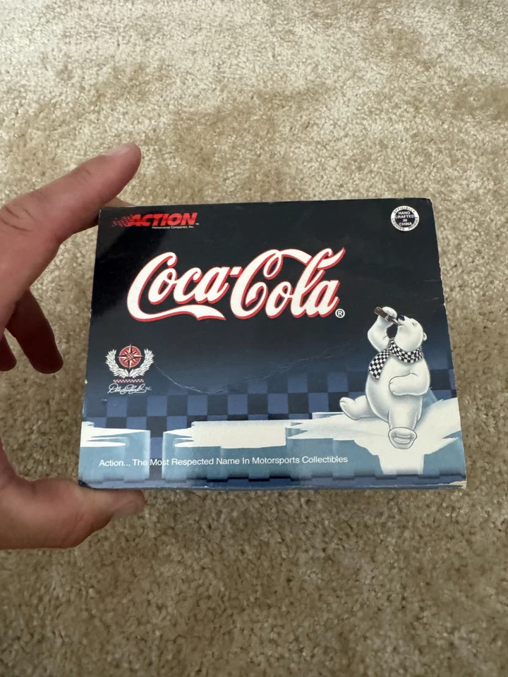 Casco de carreras Dale Earnhardt Jr 1998 Coca-Cola Polar Bear NASCAR 1 de 11.000 Foto 4 de 4