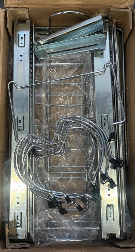 Rev-A-Shelf базовый шкаф выдвижной 12 дюймов ярус посуда органайзер 5CW2-1222-CR - Изображение 2 из 4