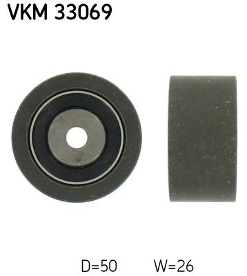 Skf Vkm 33069 Umlenk-/FüHrungsrolle, Keilrippenriemen FüR CitroËN Lancia-image