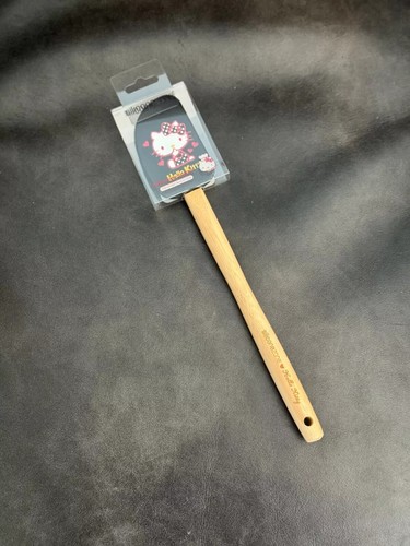 SiliconeZone Hello Kitty Spatula w/Wooden Handle (Black) Brand New w/Tags!! - Picture 4 of 4