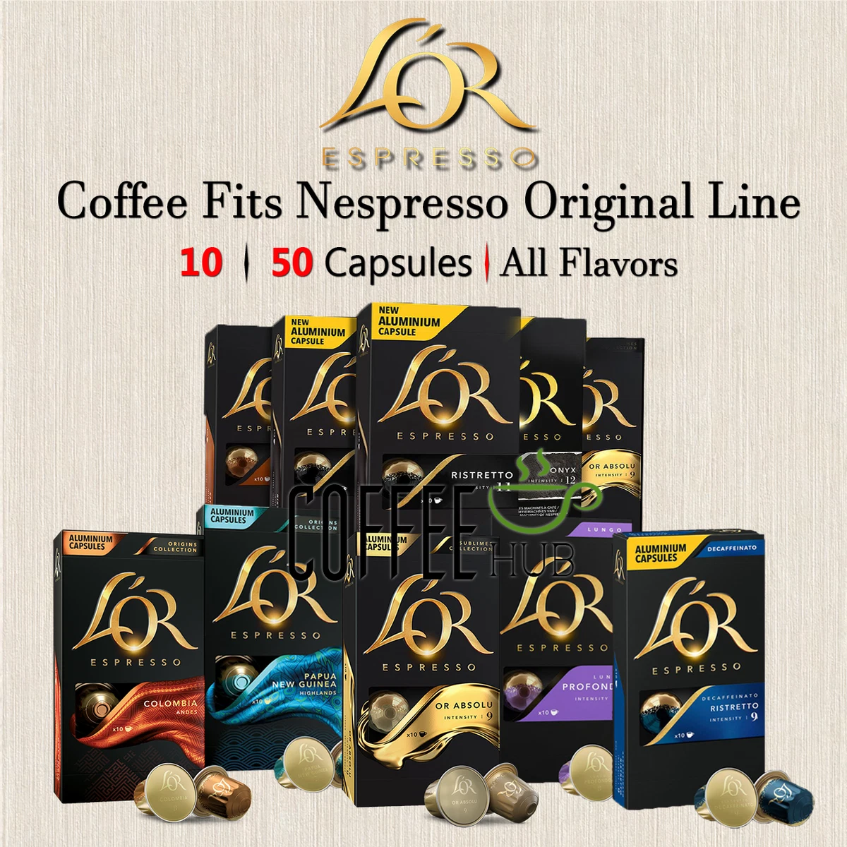 L'or espresso ristretto capsules x10 52g