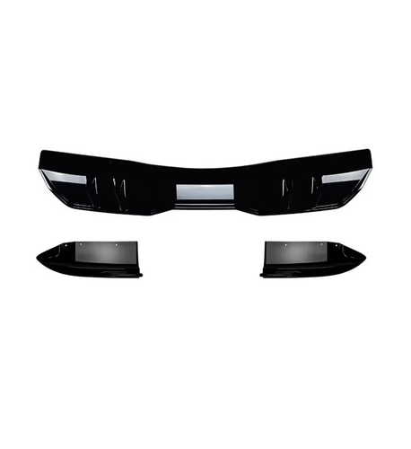 BMW X5 G05 negro brillante difusor trasero cenefa parachoques M kit de carrocería deportiva 2018+ - Imagen 3 de 4