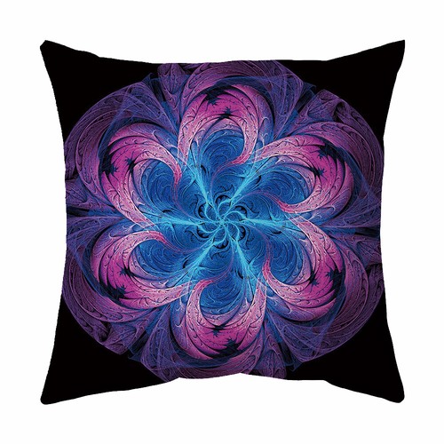 Tree of Life Throw Pillow Cover Nature Forest Mandala Flower Velvet Cushion Case - Picture 69 of 82