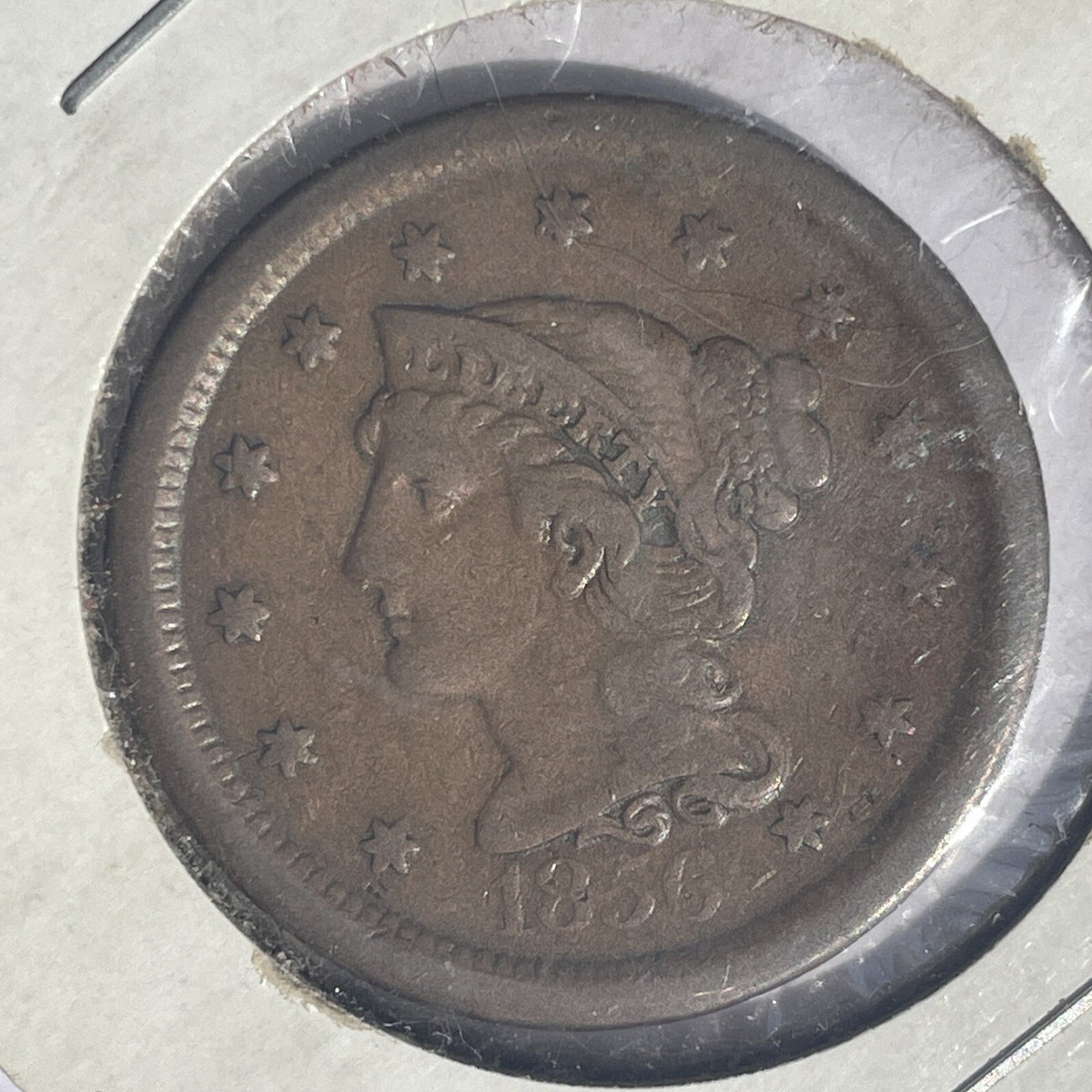 1856 Large Cent, N-1 variety, nice VF T1237 | eBay