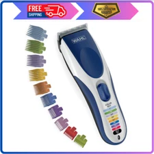 Wahl Color Pro Cordless Hair Clipper & Trimmer – Rechargeable, Color-Coded Combs