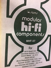 MHF-37 SAMS HI-FI  PHOTOFACT BELL & HOWELL ELECTROHOME GE HITACHI MORSE     NOS