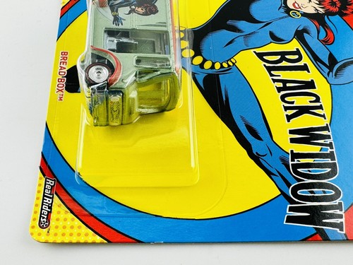 Hot Wheels Pop Culture Marvel Black Widow Bread Box Van RealRiders - Picture 6 of 8