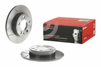 Bremsscheiben 2X Geschlitzt Beschichtet HA Hinten 08.7165.75 Audi Seat Skoda VW