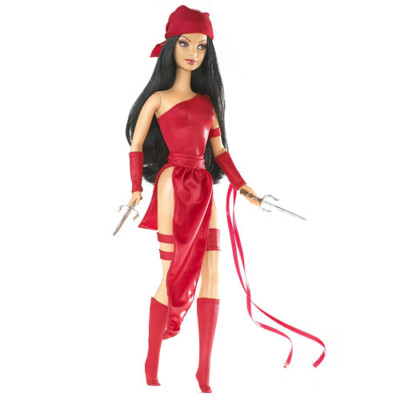 Barbie - Elektra - Marvel Comic Figur 30 cm - 2004 - (Barbie und Ken) Kenner H16