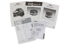 Nikon Lens Manuals - Lot of 5