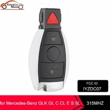 FOR MERCEDES-BENZ GLK GL C CL E S SL SMART KEYLESS REMOTE KEY 3 BUTTONS IYZDC07