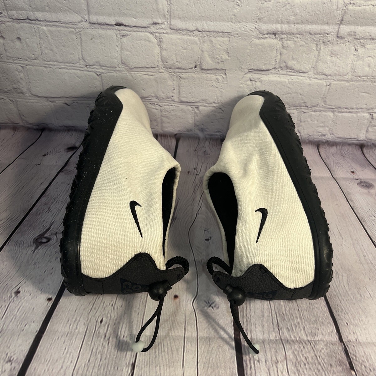 Nike ACG Moc Summit White Clog Slipper Sneakers DZ3407-100 Men's
