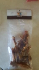 Jack & Pup 10 PIECE Chicken Feet Pet Treats Chews Dried Meaty Hard Brazil made