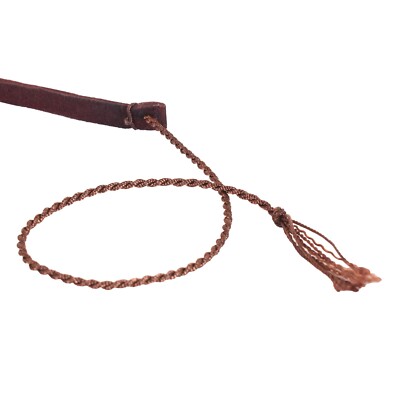 Genuine Leather Australian Stock Whip with 18 inches fine wood