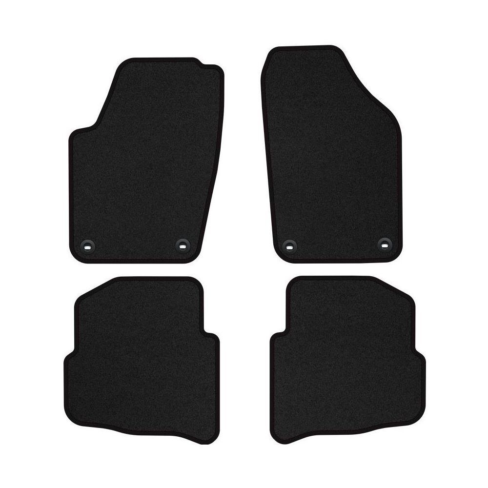 Tapis de sol velours VW28-1 anti-salissure pour habitacle propre de Polo IV