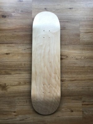 1x Skateboard Blank Deck Birke Plain 8.50 für Deko, Graffiti, Möbelbau, DIY
