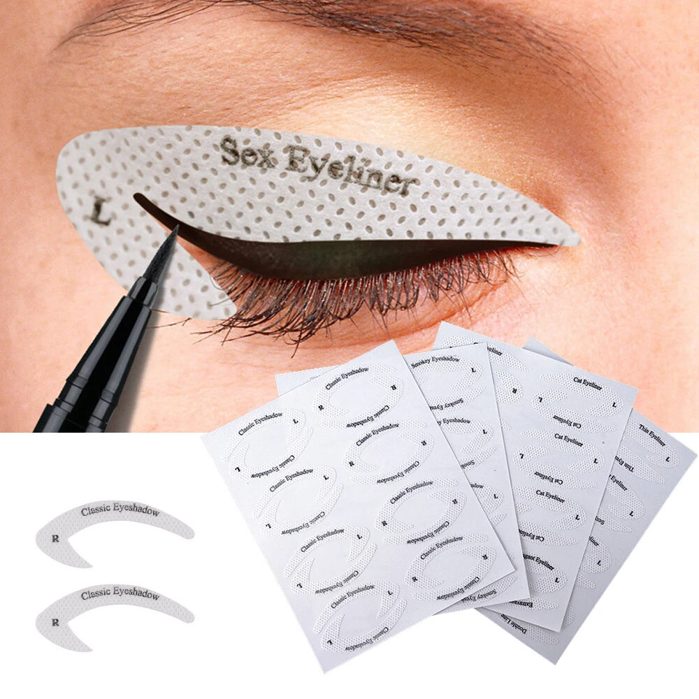 Cat Eye Makeup Stencil Saubhaya Makeup