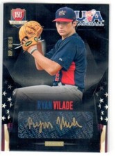 2014 USA Box Set RYAN VILADE 15U ROOKIE GOLD INK AUTO! #37/49!