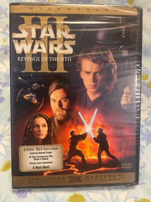 DVD Star Wars III Revenge of the Sith BRAND NEW Ewan McGregor Natalie Portman Ha
