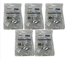 5 Pack of 10 FNW Zinc Plated Rod Coupling Nut 3/8"-16x1-1/8" FNWRCZ38