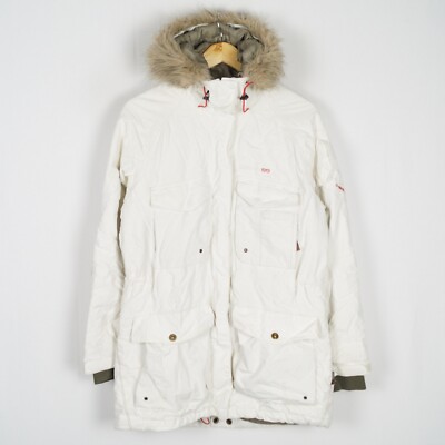 DIDRIKSONS MICROTECH Topsfill Damen Jacke Größe 38 M Kapuze Thermo