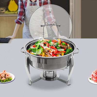 6L Edelstahl Chafing Dish Chafing Dish Buffetwärmer Buffet Server und Wärmer