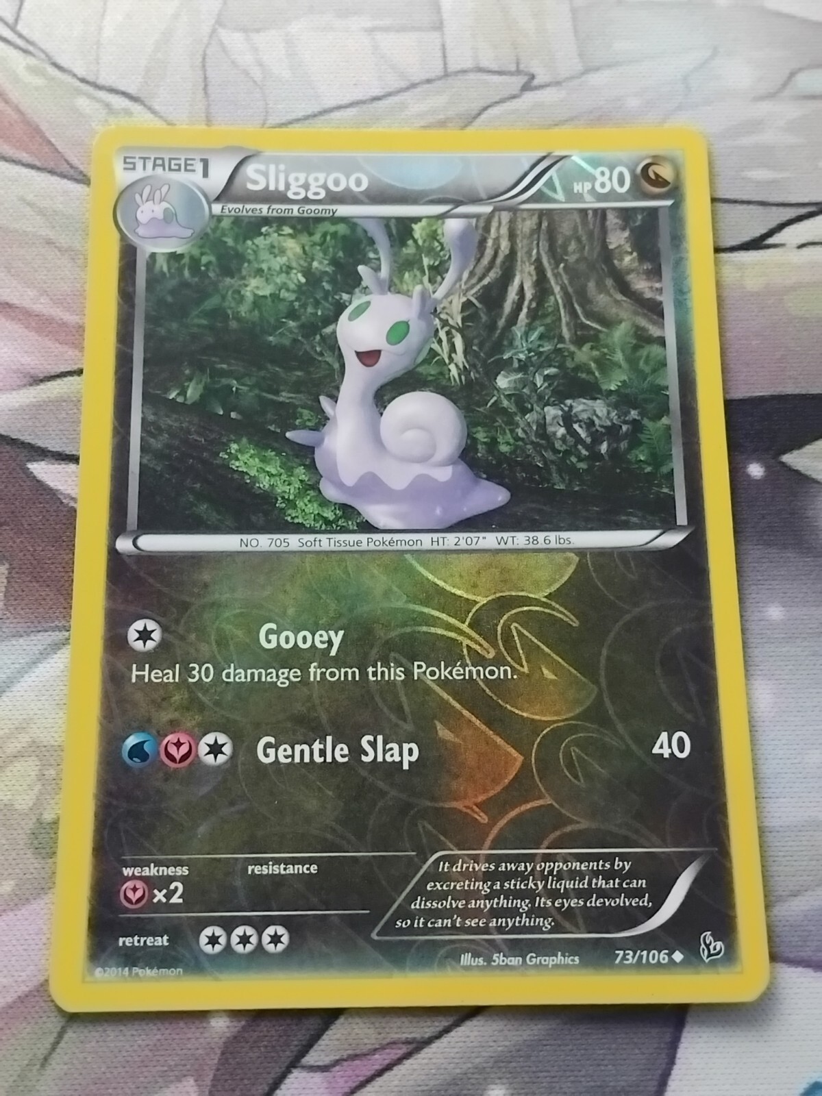 Sliggoo - 73/106 - Uncommon - XY Flashfire - 2014 - Pokémon Card - Reverse Holo