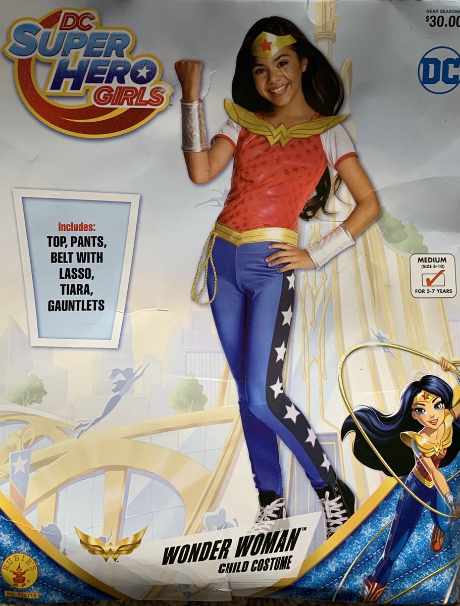 Amscan Wonder Woman Kinderkostüm – Komplettset Mit Oberteil, Leggings, Flügeln & Helm
