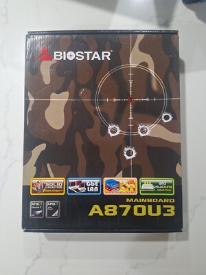 Biostar A870U3 AMD X6 AM3 Mainboard 