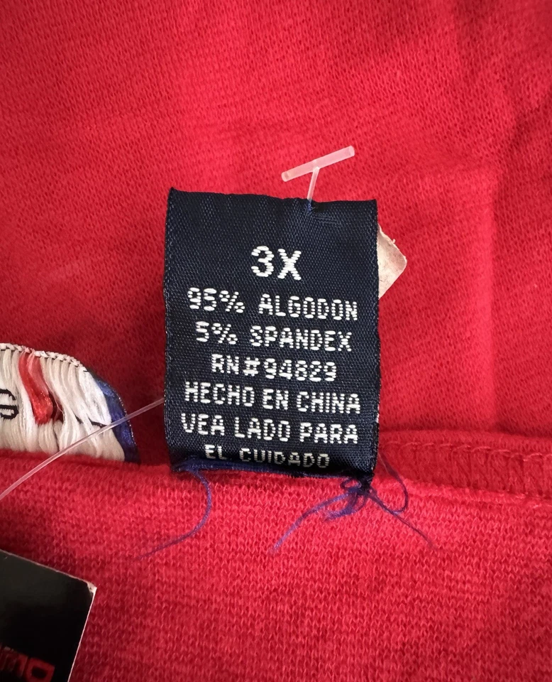 Blusa sin mangas suéter informal roja con cuentas DEREK HEART (NUEVA CON ETIQUETAS) - PLUS talla 3X Foto 3 de 4