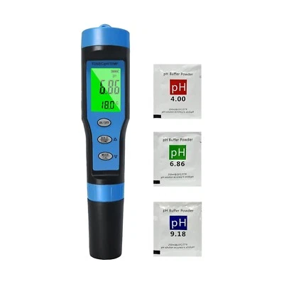 Mesureur Professionnel PH Numérique Affichage Phmètre Pour Jardin Eau Aliments - Photo 1/4