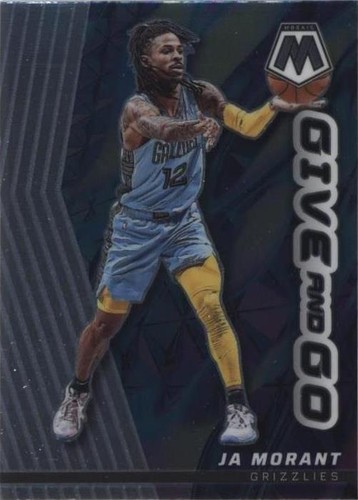 2019 Panini Mosaic Rookies Tmall Red Wave Prizm Ja Morant PSA 9
