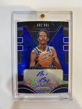 2019 Panini Prizm Basketball FOTL Bol Bol Blue Shimmer Auto Nuggets RARE!