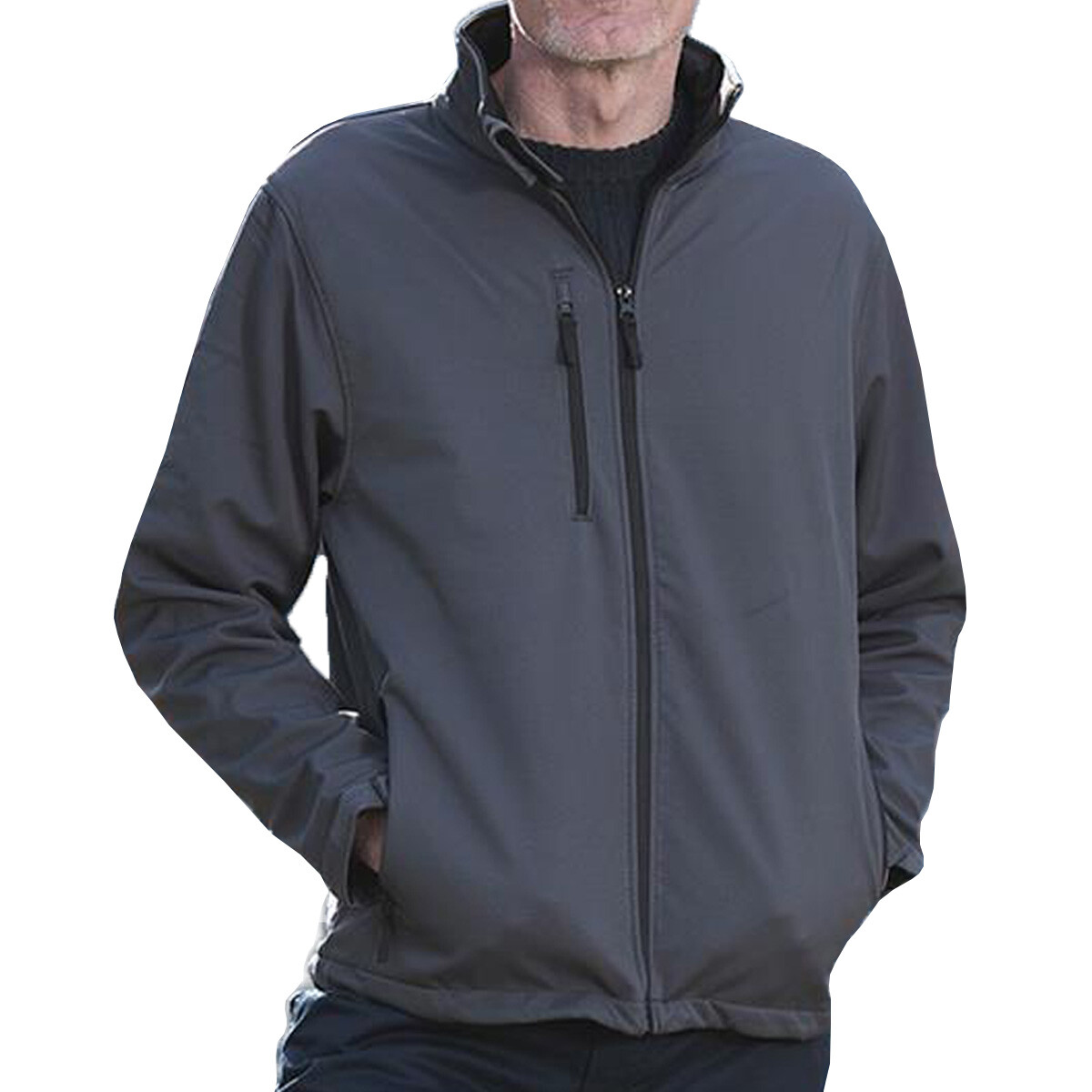 Mens Fort Selkirk Softshell Personalisable Fleece Lined Waterproof Work