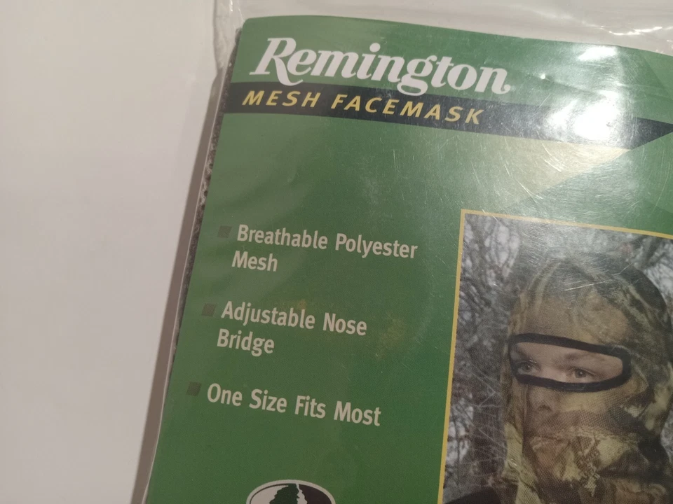 NEW Remington Mesh Face Mask MOSSY OAK BREAK-UP INFINITY 1 SIZE - Hunting Camo - Image 2 of 4