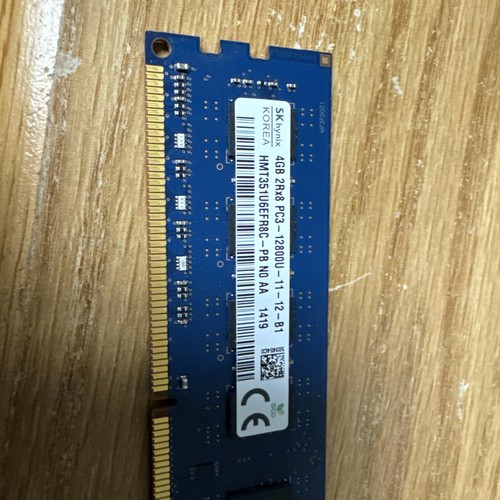 SK Hynix & Hynix 4GB 2Rx8 PC3-12800U RAM Memory Card Chip PC Computer Upgrade - Picture 4 of 8