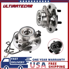 Pair Front Wheel Hub Bearing Assembly For Chevy Tahoe GMC K1500 K2500 4WD 515024