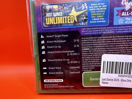 Just Dance Game 2020 XBOX ONE SEALED - Picture 4 of 4