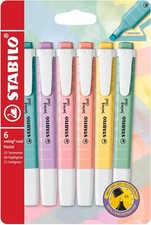 6-Pack Swing Cool Pastel Highlighters - Chise...