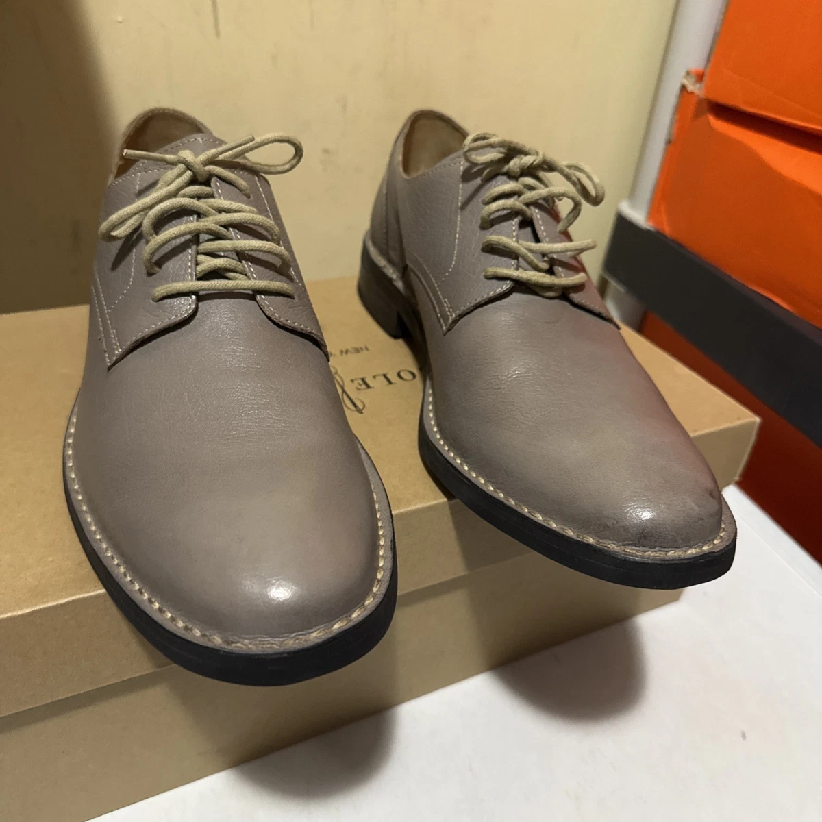 COLE HAAN Air Franklin Oxford - Milkshake Suede cole haan air franklin products for sale | eBay main image 2