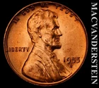 1955-S Lincoln Wheat Cent - Choice Gem Brilliant Uncirculated  No Reserve #L5195