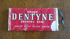Adams Dentyne Chewing Gum 1940s Unopened Full Pack Vintage
