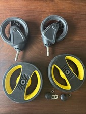 Ruedas delanteras y traseras de repuesto para cochecito Doona 1 par