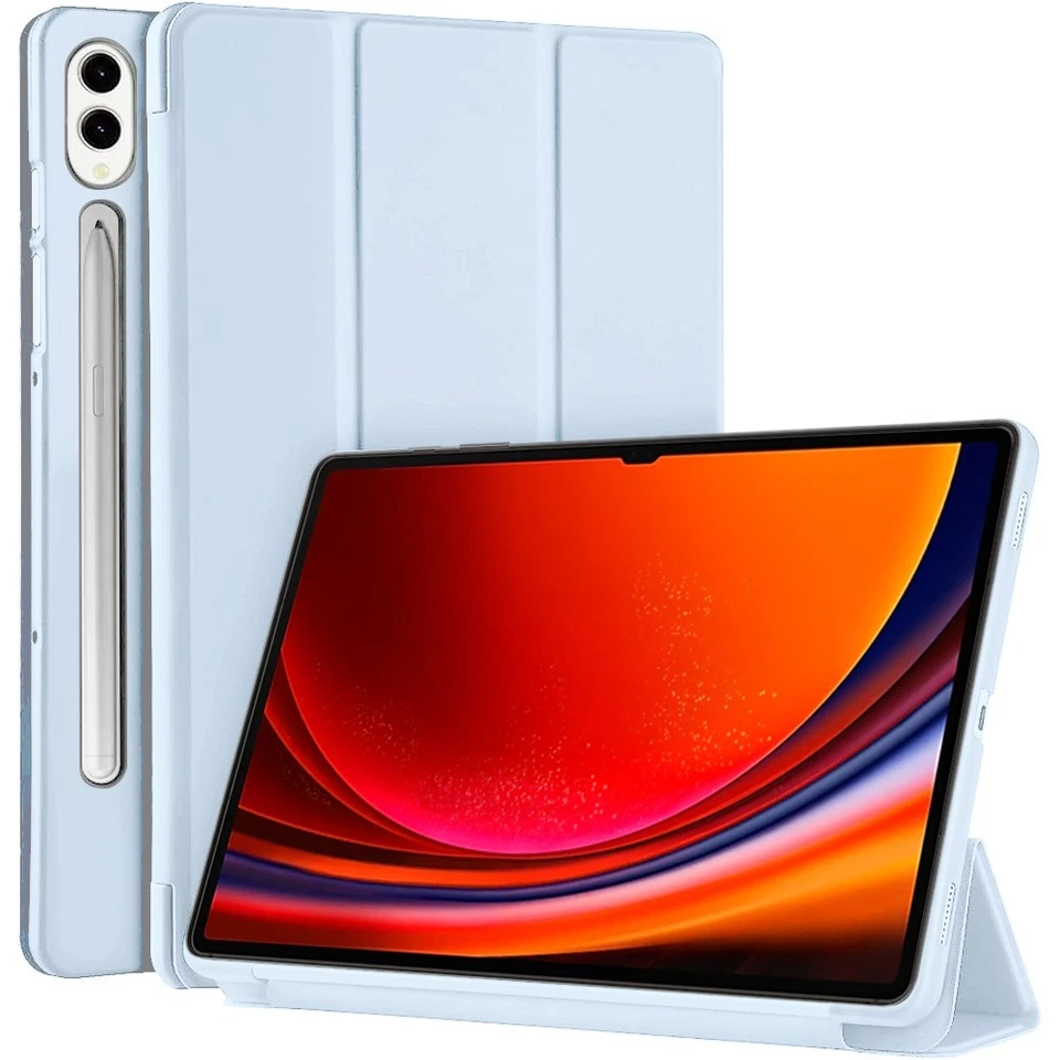 Coque Etui pour Samsung Galaxy Tab A9 Plus S9/S10 FE S9 Plus Protection Pliable