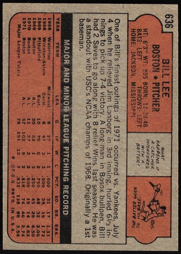 Tarjetas de béisbol 1972 Topps 601-787 (P-NM) - tú eliges - completa tu conjunto - Imagen 65 de 283
