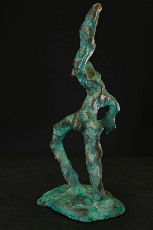 Skulptur Figurine Keramik Dämonen Dostojewski sign Prof em A Loeschner-Gornau - Bild 2 von 4